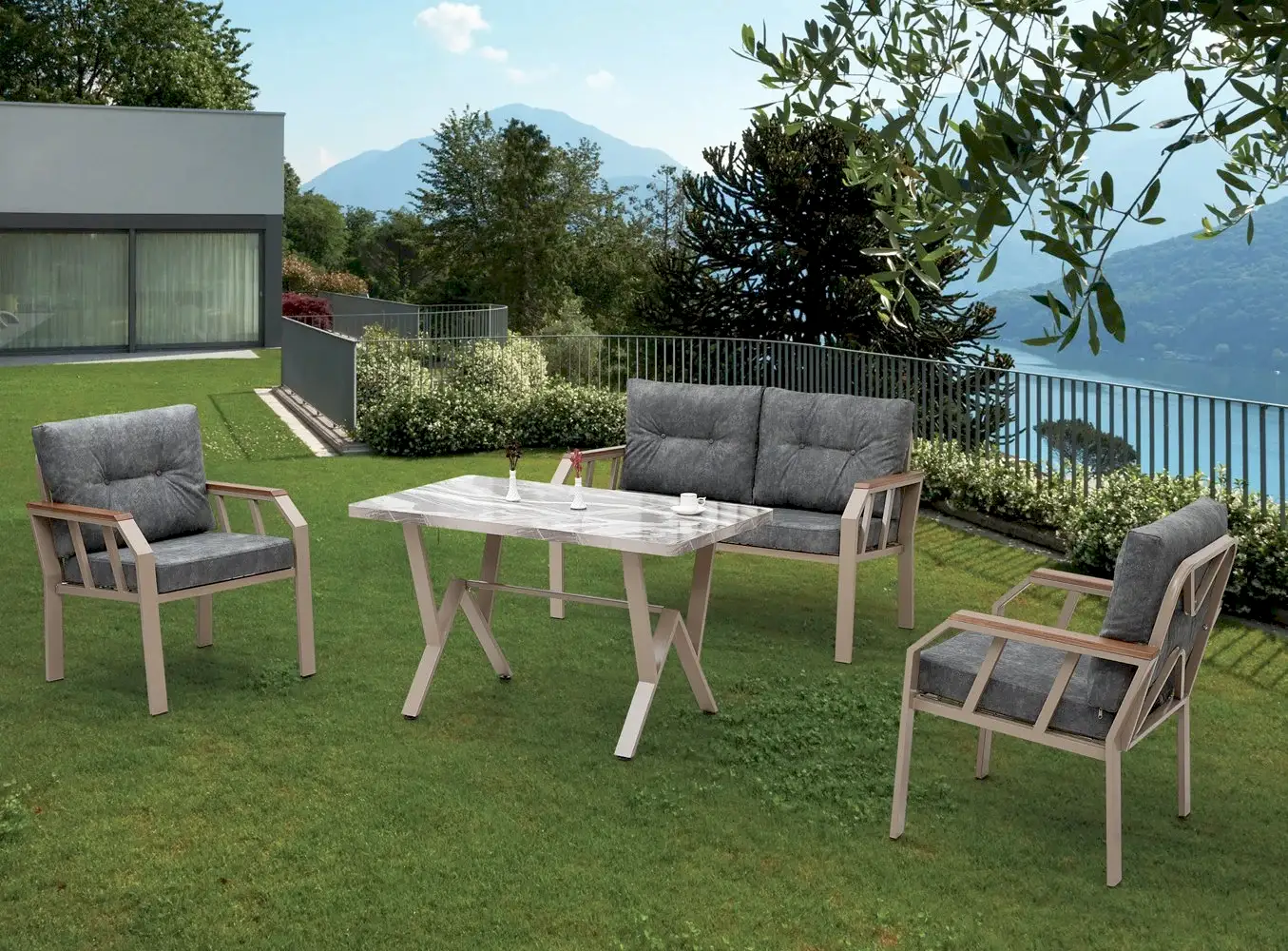 NERGİZ KAPİÇİNO 2+1+1+MASA MODEL