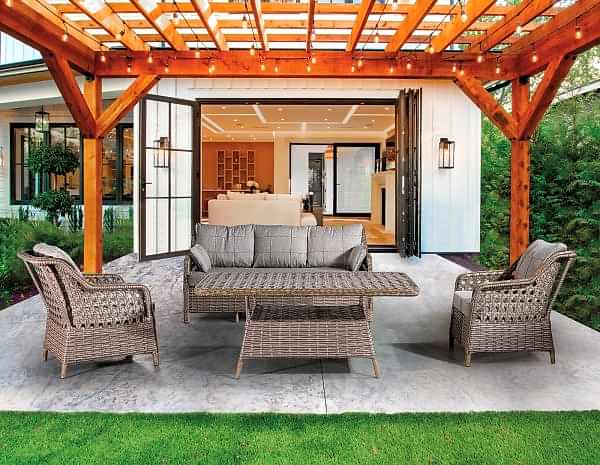 RONDİ RATTAN 3+1+1+MASA BAHÇE TAKIMI