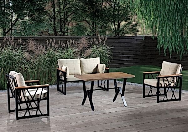 AÇELYA 2+1+1+MASA BAHÇE BALKON TAKIMI